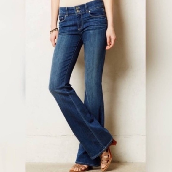 Paige Denim Women’s Mid Rise Hidden Hills Boot Cut Jeans, size 27 - Picture 1 of 16